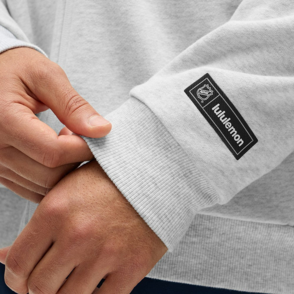 New York Rangers lululemon Steady State Full-Zip Hoodie - Heathered Core Ultra Light Grey | NHL sale