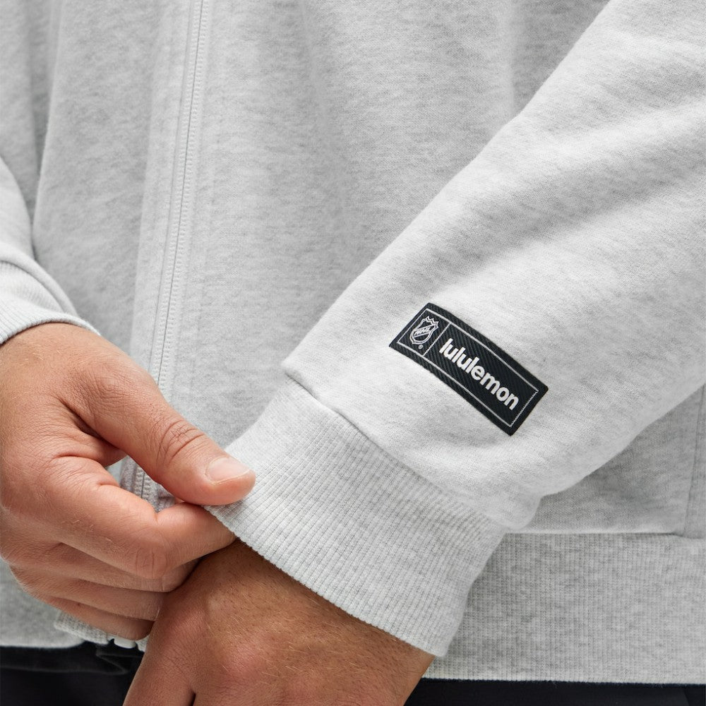 Pittsburgh Penguins lululemon Steady State Full-Zip Hoodie - Heathered Core Ultra Light Grey | NHL sale