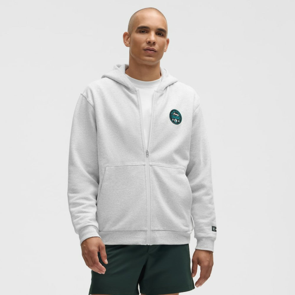 San Jose Sharks lululemon Steady State Full-Zip Hoodie - Heathered Core Ultra Light Grey | NHL online