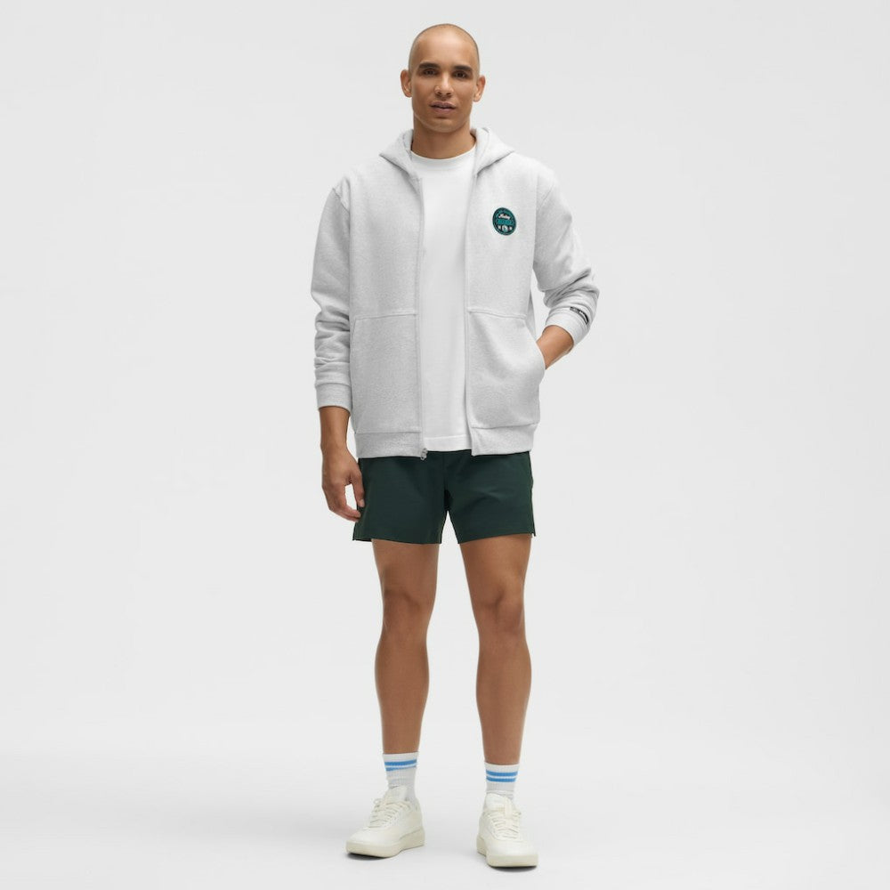 San Jose Sharks lululemon Steady State Full-Zip Hoodie - Heathered Core Ultra Light Grey | NHL online