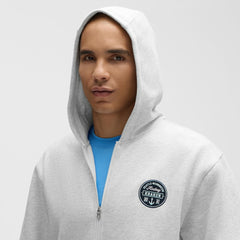 Seattle Kraken lululemon Steady State Full-Zip Hoodie - Heathered Core Ultra Light Grey | NHL on sale