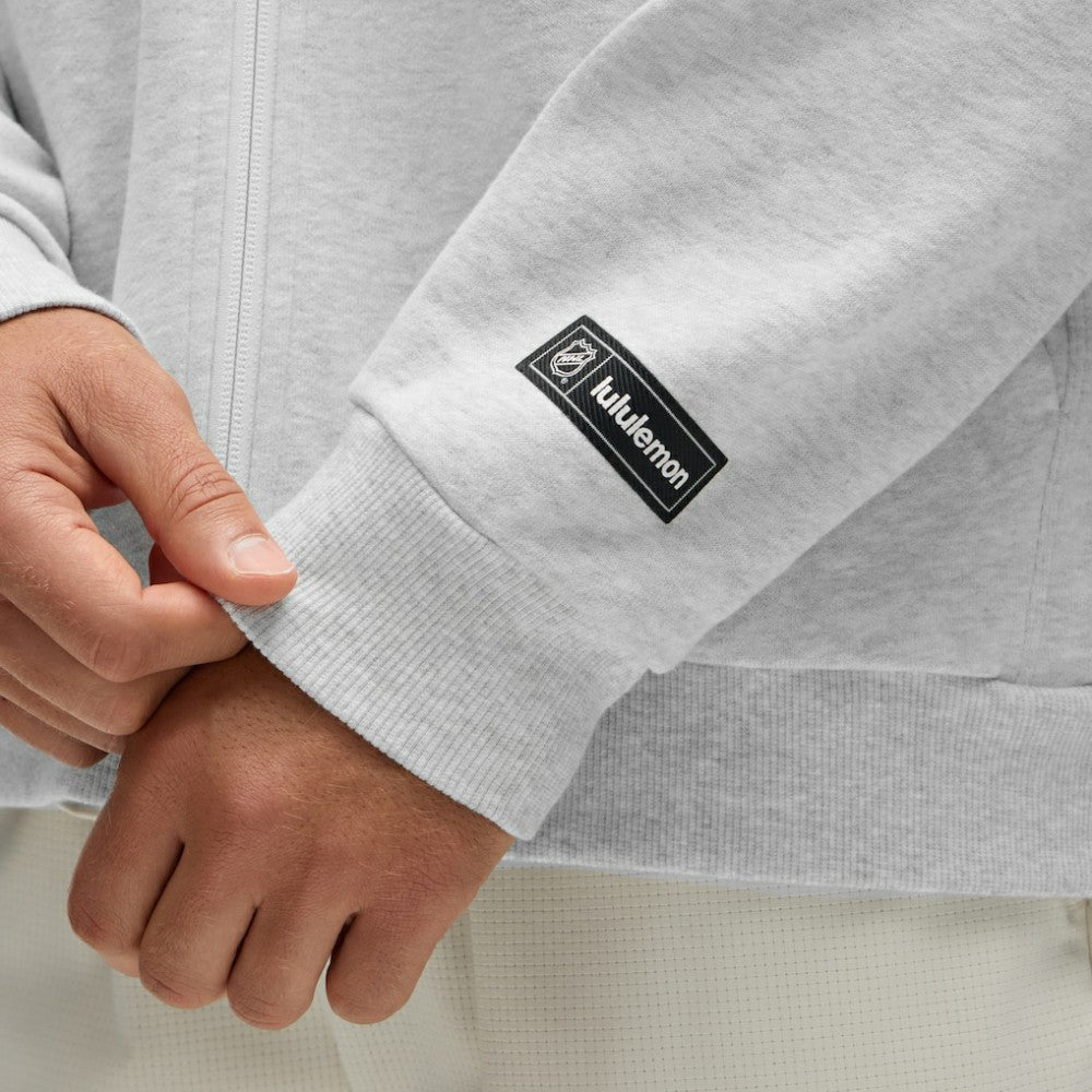 St. Louis Blues lululemon Steady State Full-Zip Hoodie - Heathered Core Ultra Light Grey | NHL near me