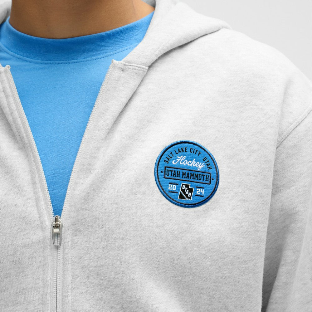 Utah Mammoth lululemon Steady State Full-Zip Hoodie - Heathered Core Ultra Light Grey | NHL discount