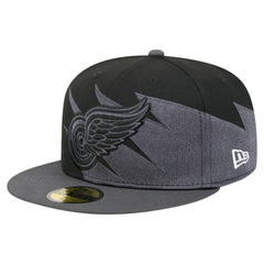 Detroit Red Wings New Era Spikes 59FIFTY Fitted Hat - Black | New Era sale
