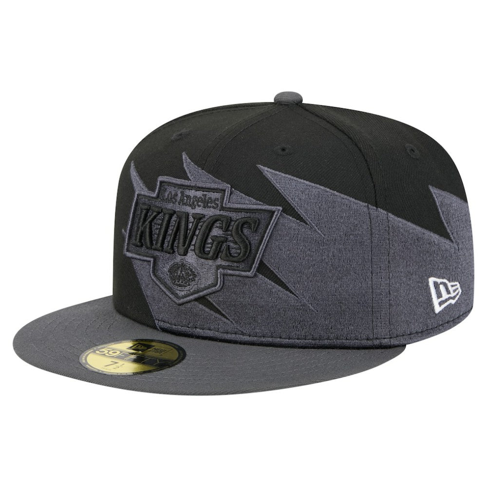 Los Angeles Kings New Era Spikes 59FIFTY Fitted Hat - Black | New Era online
