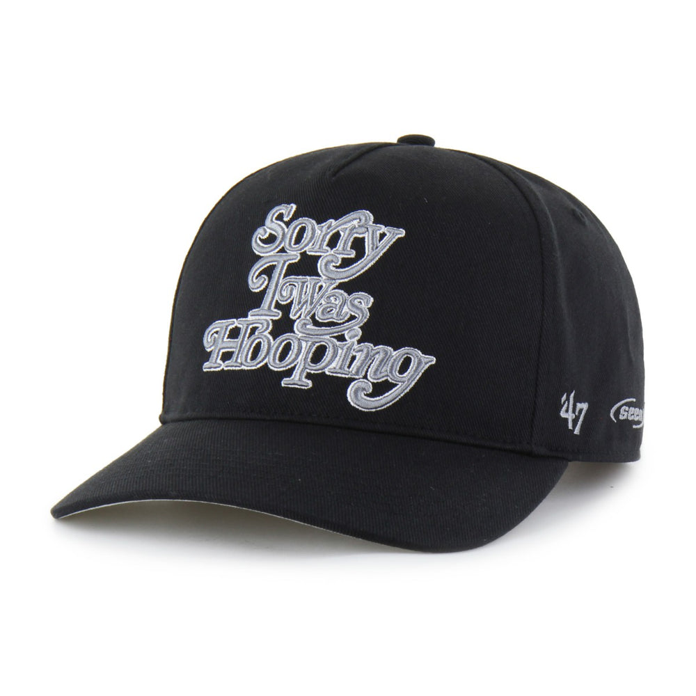47 brand San Antonio Spurs Brand Seen by '47 Sorry I Was Hooping Hitch Adjustable Hat Black