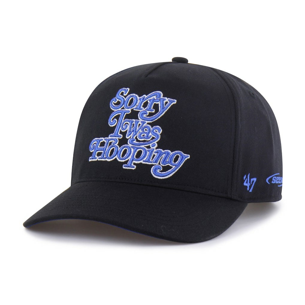 47 brand Dallas Mavericks Brand Seen by '47 Sorry I Was Hooping Hitch Adjustable Hat Black