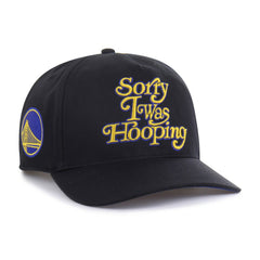 47 brand Golden State Warriors Brand Seen by '47 Sorry I Was Hooping Hitch Adjustable Hat Black