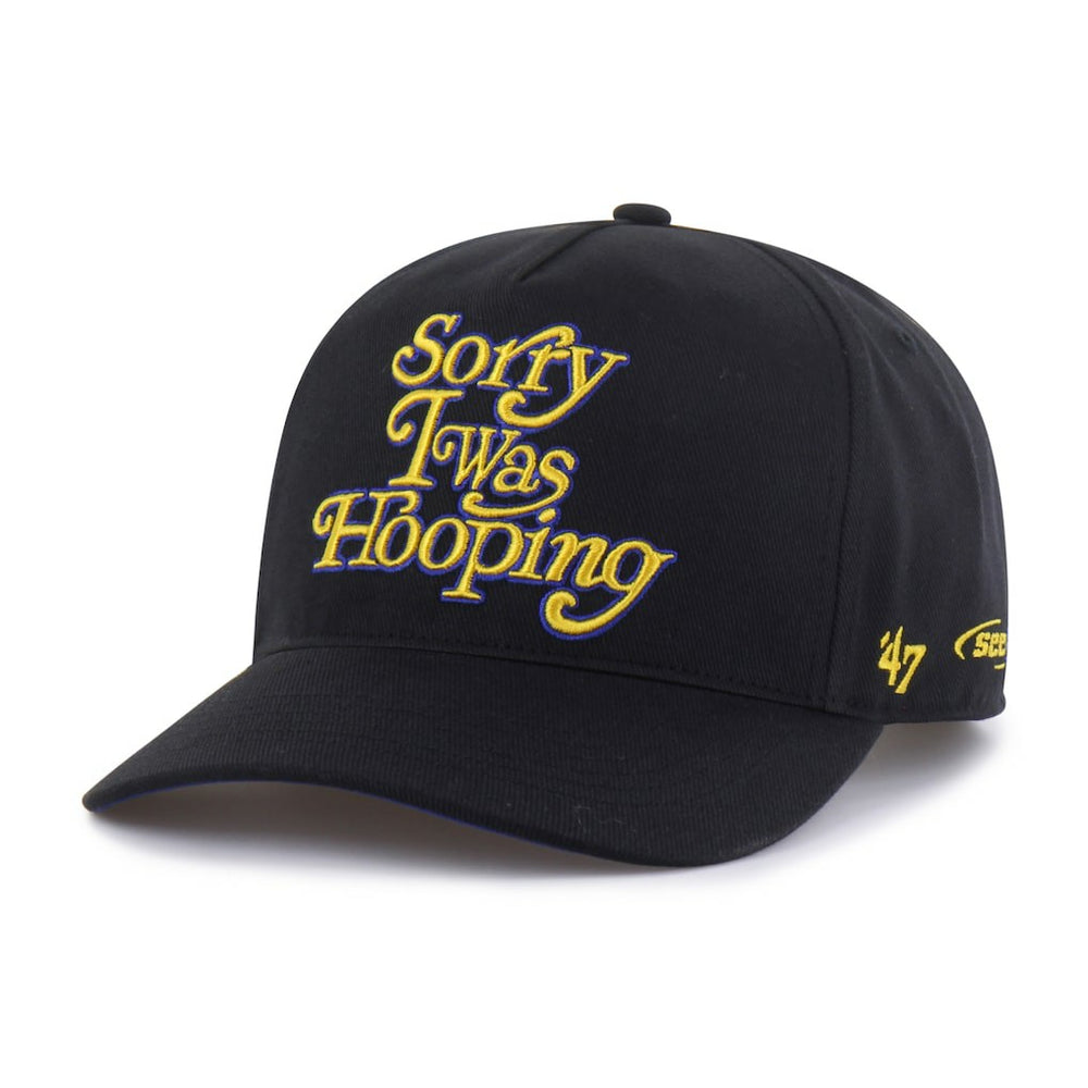47 brand Golden State Warriors Brand Seen by '47 Sorry I Was Hooping Hitch Adjustable Hat Black