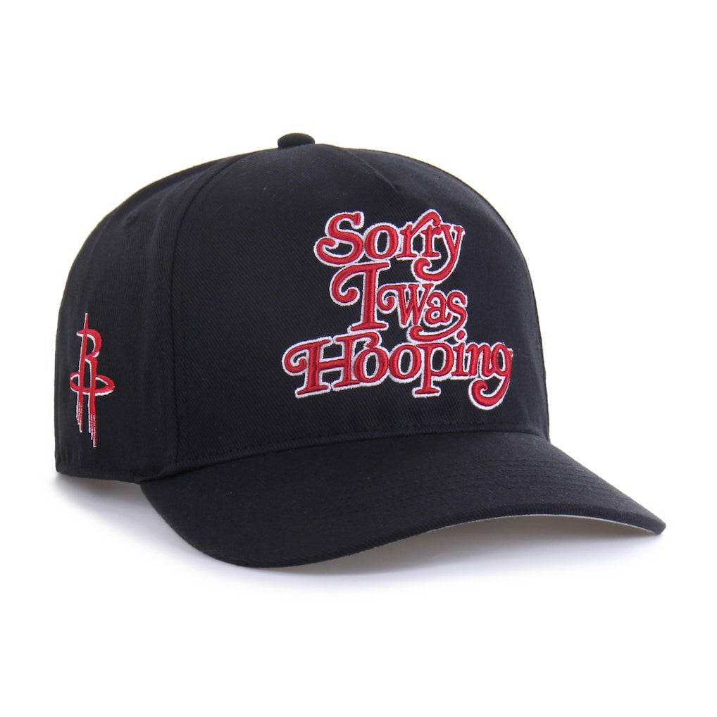 47 brand Houston Rockets Brand Seen by '47 Sorry I Was Hooping Hitch Adjustable Hat Black