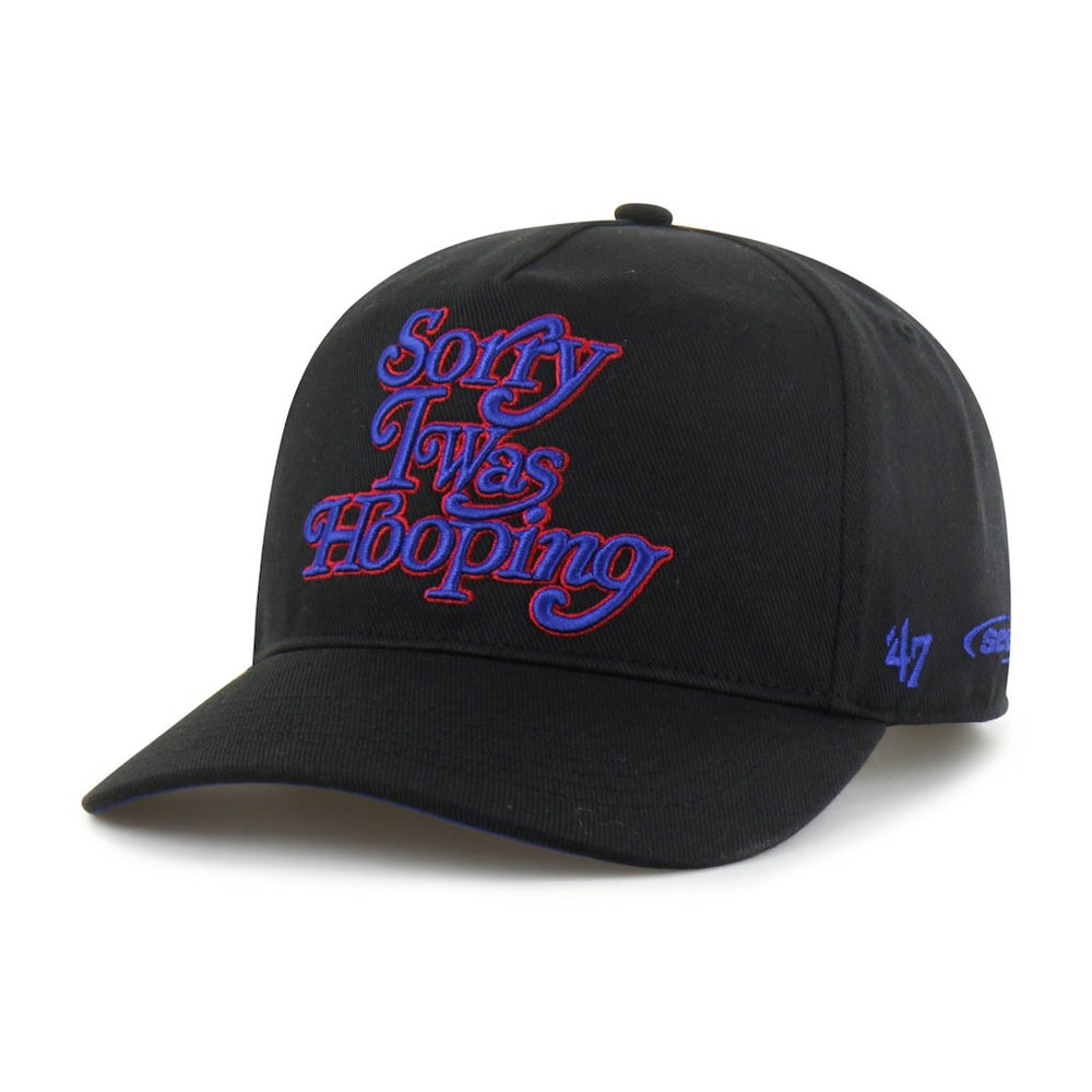 47 brand Philadelphia 76ers Brand Seen by '47 Sorry I Was Hooping Hitch Adjustable Hat Black