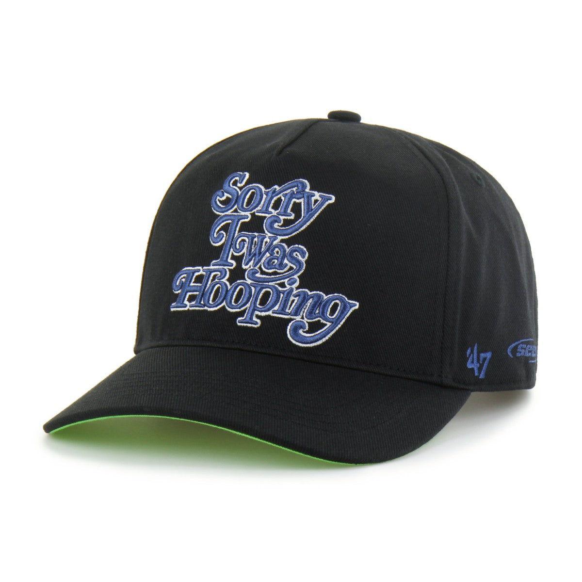 47 brand Minnesota Timberwolves Brand Seen by '47 Sorry I Was Hooping Hitch Adjustable Hat Black