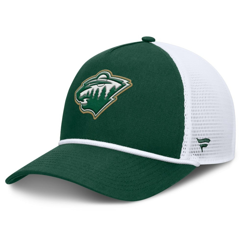 Minnesota Wild Fanatics Bermuda A-Frame Adjustable Hat - Green/White | Fanatics Clearance