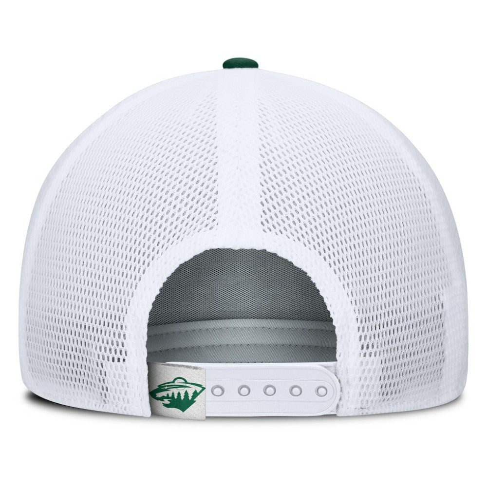 Minnesota Wild Fanatics Bermuda A-Frame Adjustable Hat - Green/White | Fanatics Clearance