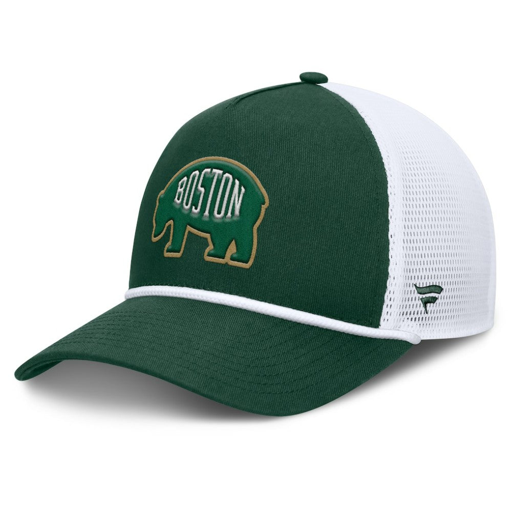 Boston Bruins Fanatics Bermuda A-Frame Adjustable Hat - Green/White | Fanatics Clearance