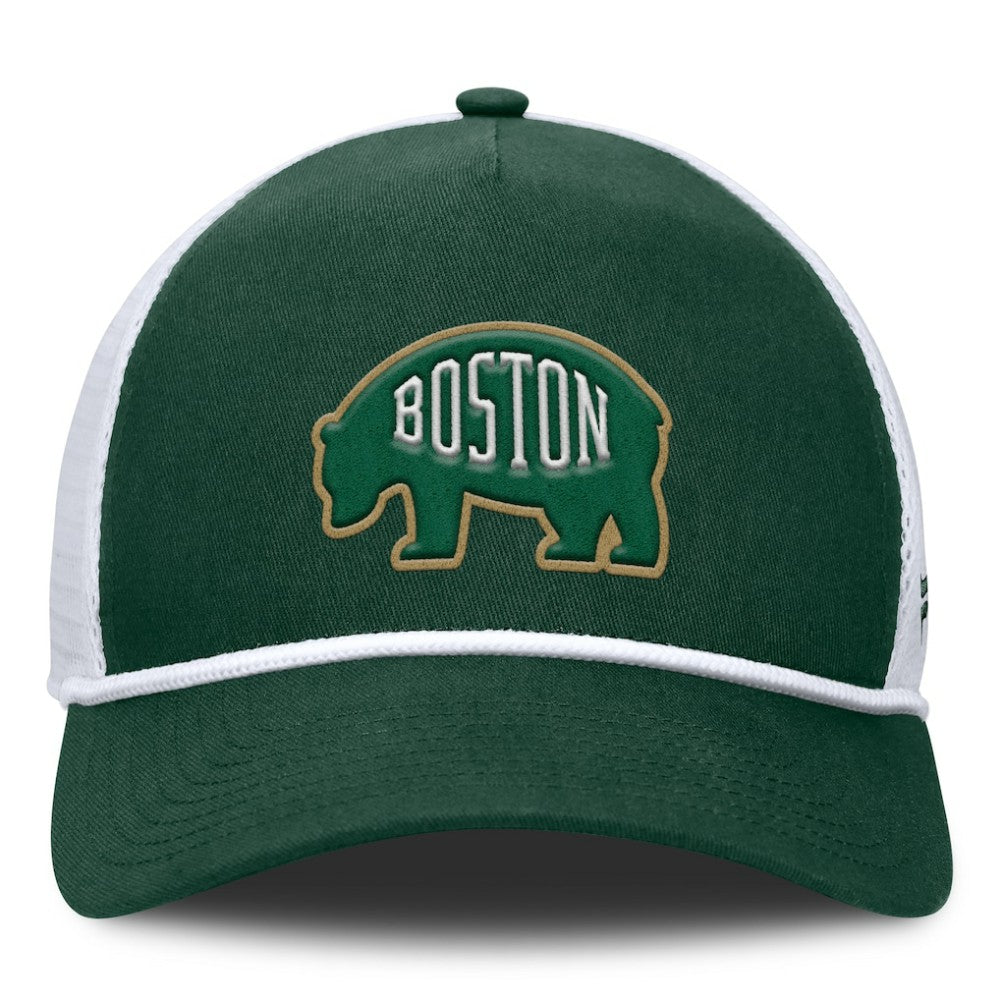 Boston Bruins Fanatics Bermuda A-Frame Adjustable Hat - Green/White | Fanatics Clearance
