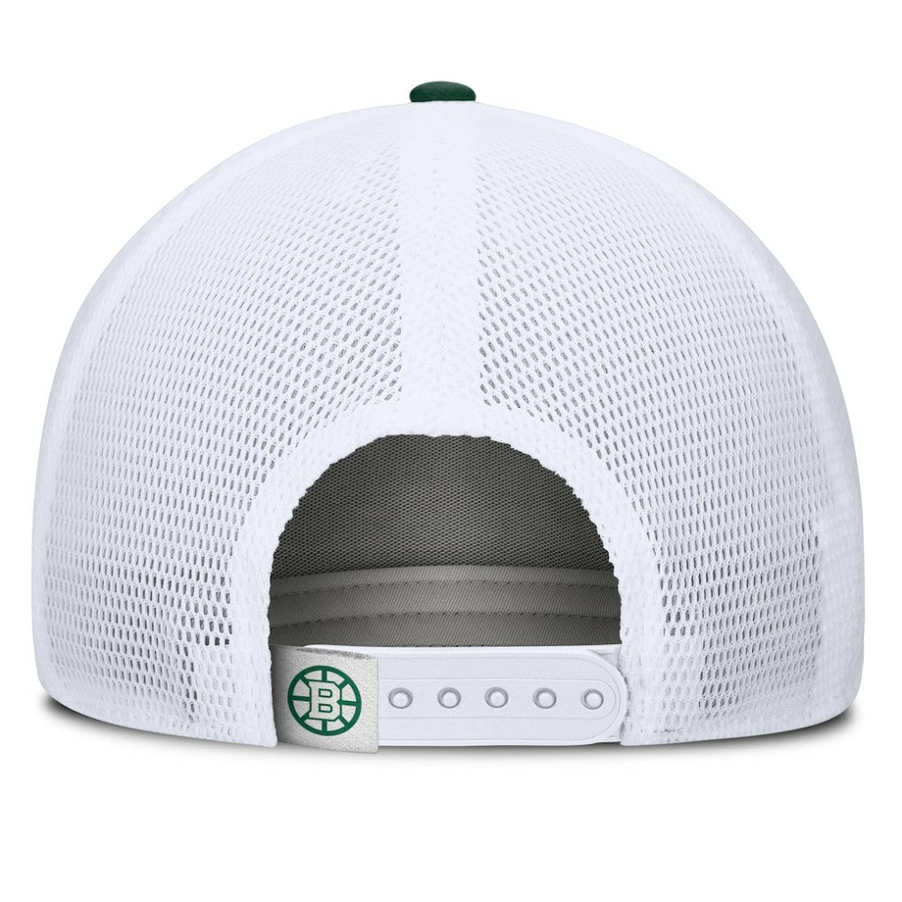 Boston Bruins Fanatics Bermuda A-Frame Adjustable Hat - Green/White | Fanatics Clearance