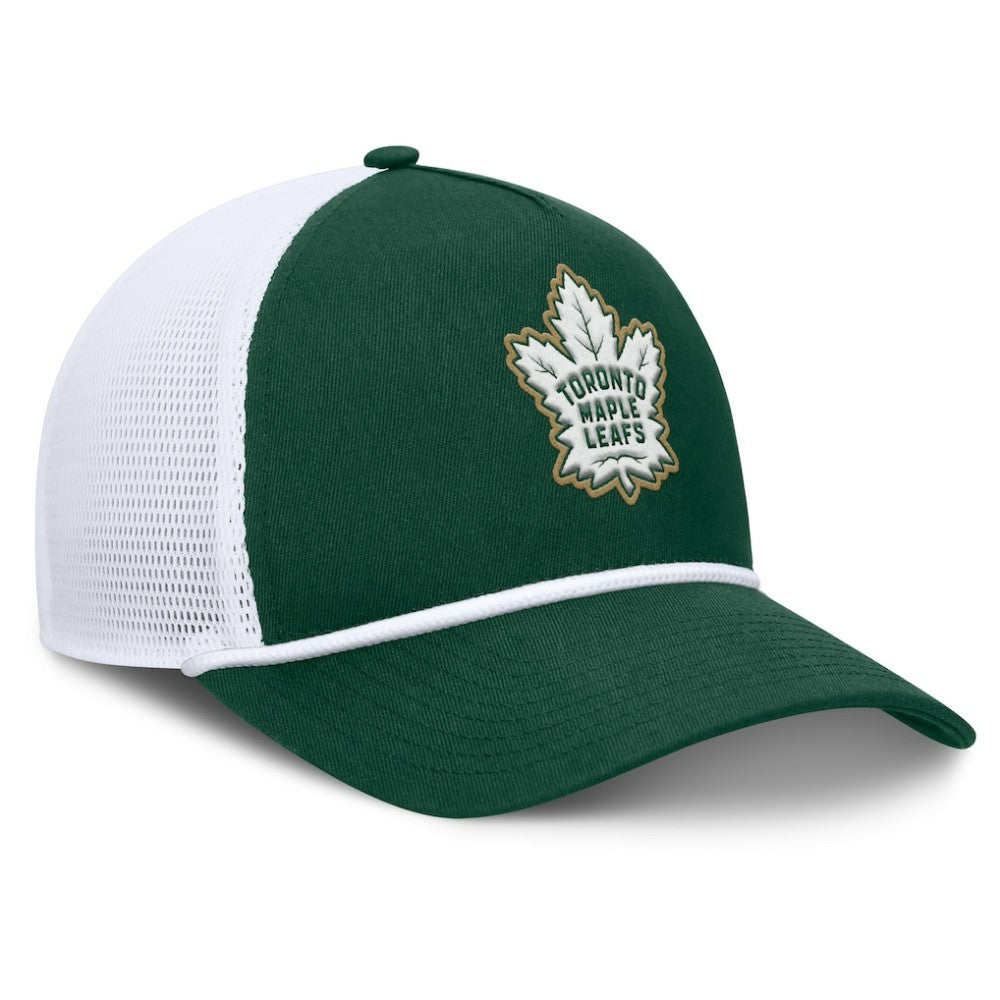 Toronto Maple Leafs Fanatics Bermuda A-Frame Adjustable Hat - Green/White | Fanatics Clearance