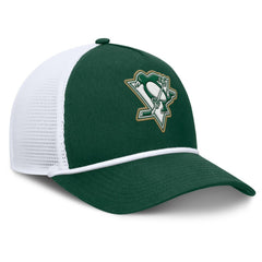 Pittsburgh Penguins Fanatics Bermuda A-Frame Adjustable Hat - Green/White | Fanatics Clearance