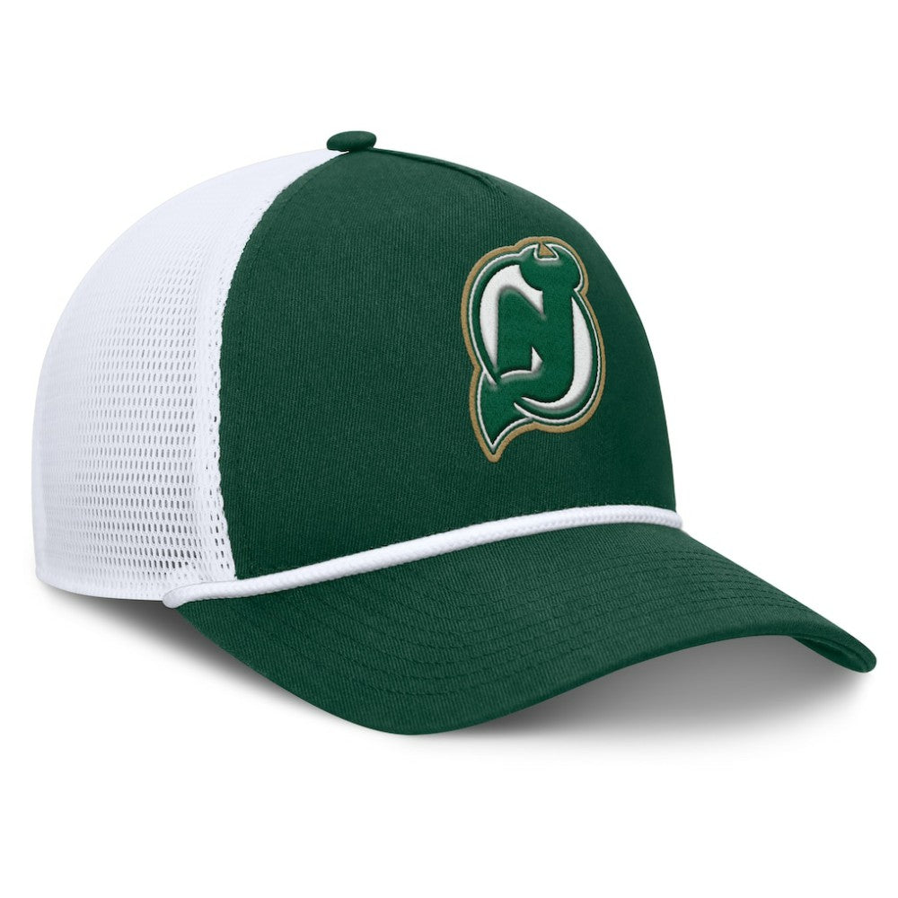New Jersey Devils Fanatics Bermuda A-Frame Adjustable Hat - Green/White | Fanatics online