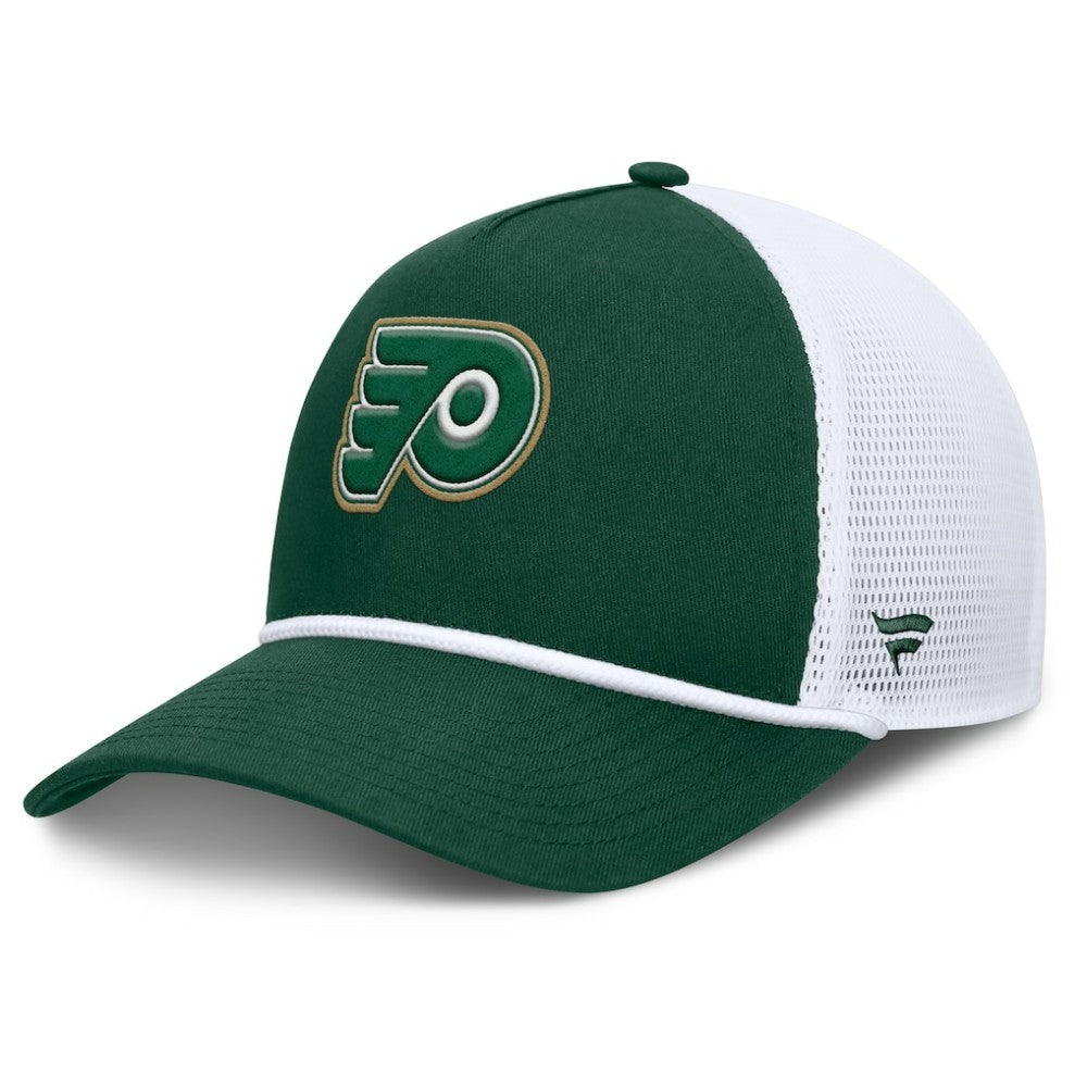 Philadelphia Flyers Fanatics Bermuda A-Frame Adjustable Hat - Green/White | Fanatics Clearance