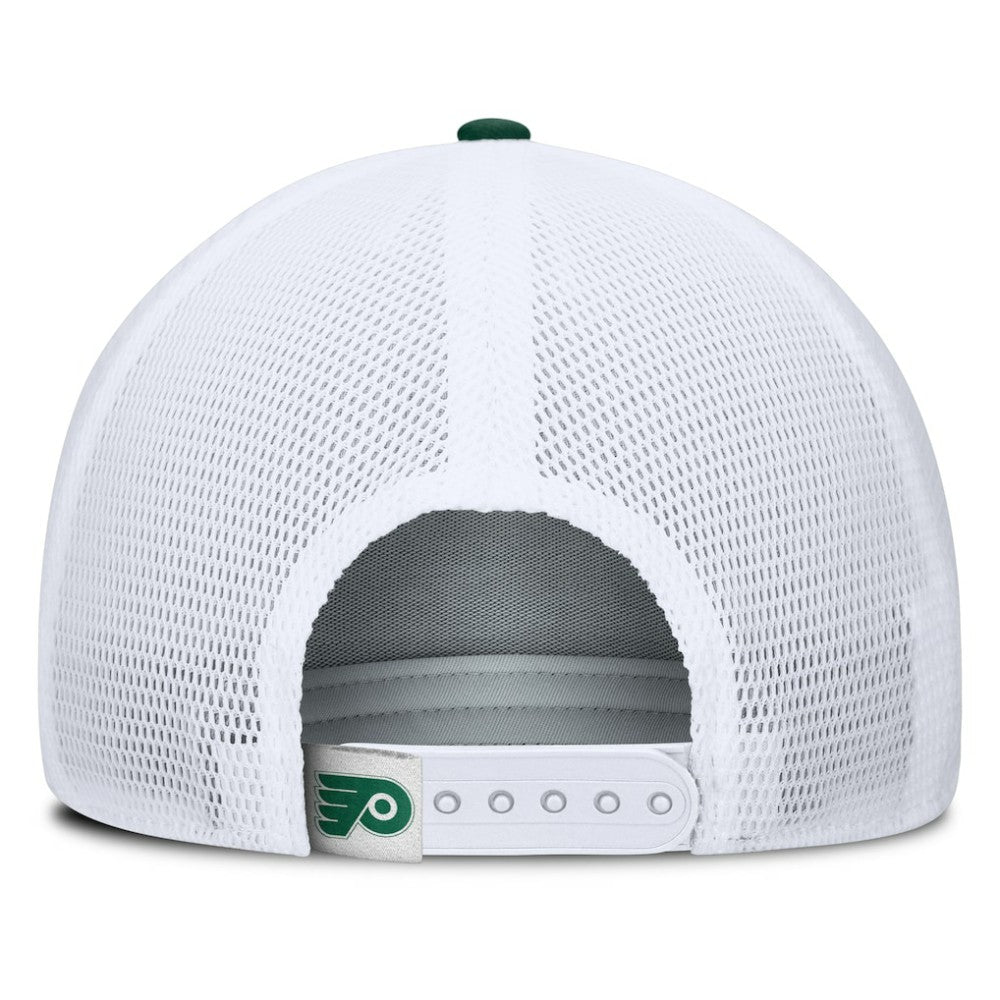 Philadelphia Flyers Fanatics Bermuda A-Frame Adjustable Hat - Green/White | Fanatics Clearance