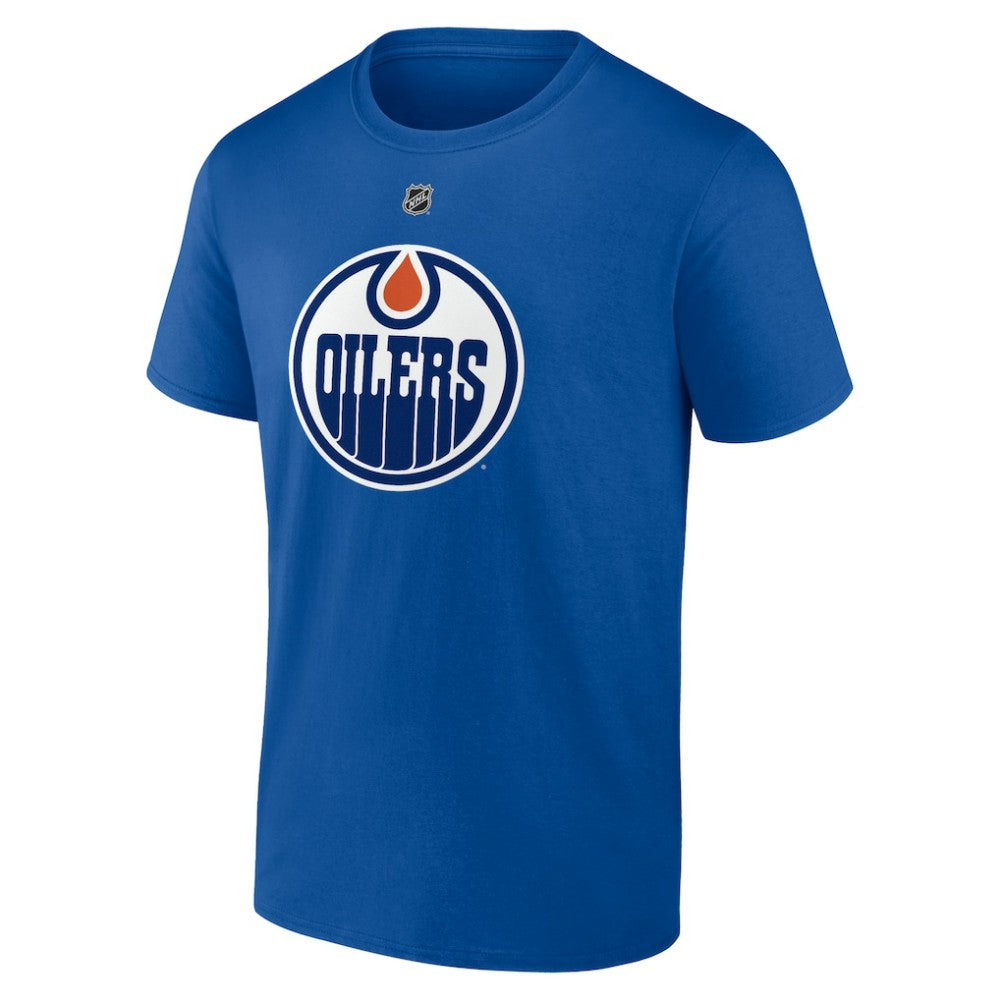Leon Draisaitl Edmonton Oilers Fanatics Authentic Stack Name & Number T-Shirt - Royal | Fanatics online
