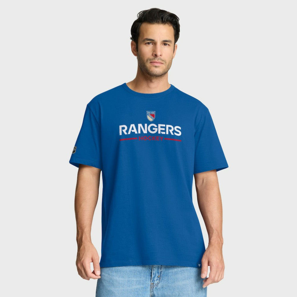 New York Rangers Fanatics Centennial T-Shirt - Blue | Fanatics Clearance