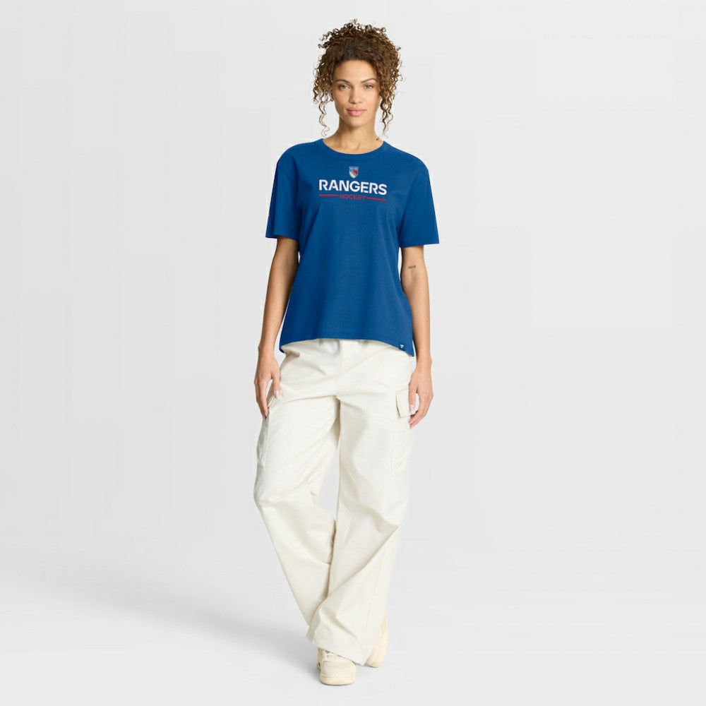 New York Rangers Fanatics Women's Centennial T-Shirt - Blue | Fanatics sale