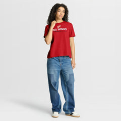 Detroit Red Wings Fanatics Women's Centennial T-Shirt - Red | Fanatics Clearance