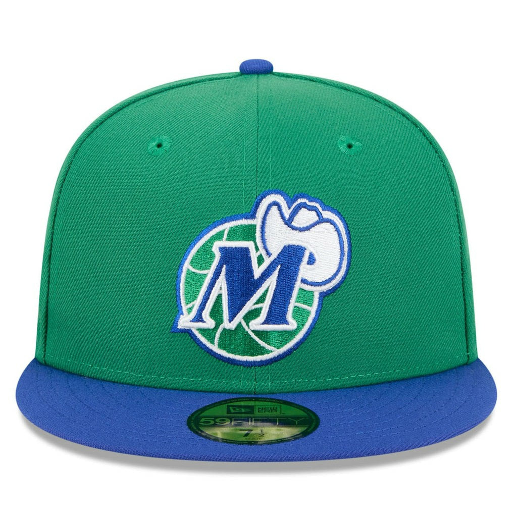 New Era Dallas Mavericks 2025/26 Classic Edition Jersey Hook 59FIFTY Fitted Hat Green/Blue