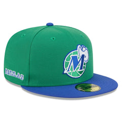 New Era Dallas Mavericks 2025/26 Classic Edition Jersey Hook 59FIFTY Fitted Hat Green/Blue