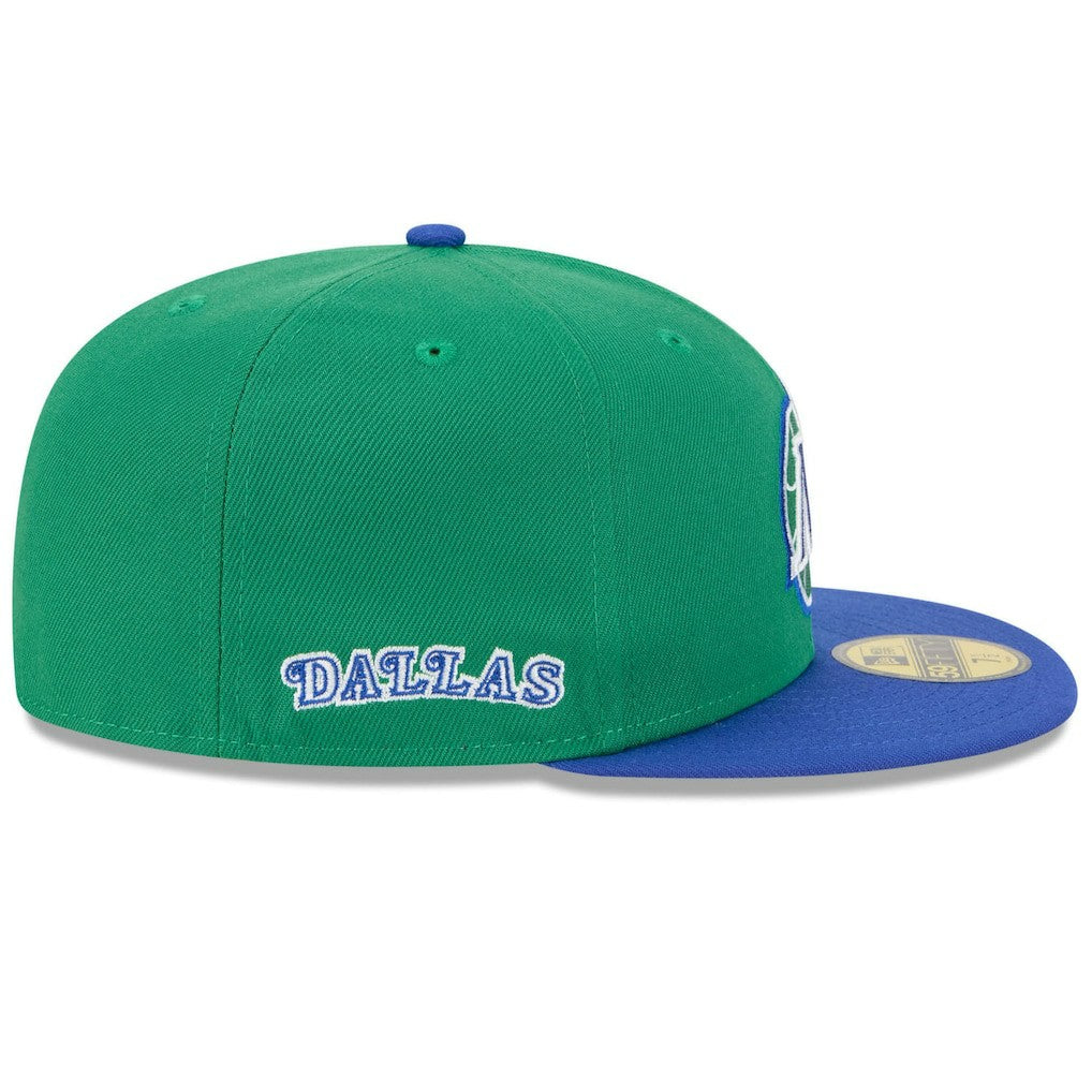 New Era Dallas Mavericks 2025/26 Classic Edition Jersey Hook 59FIFTY Fitted Hat Green/Blue