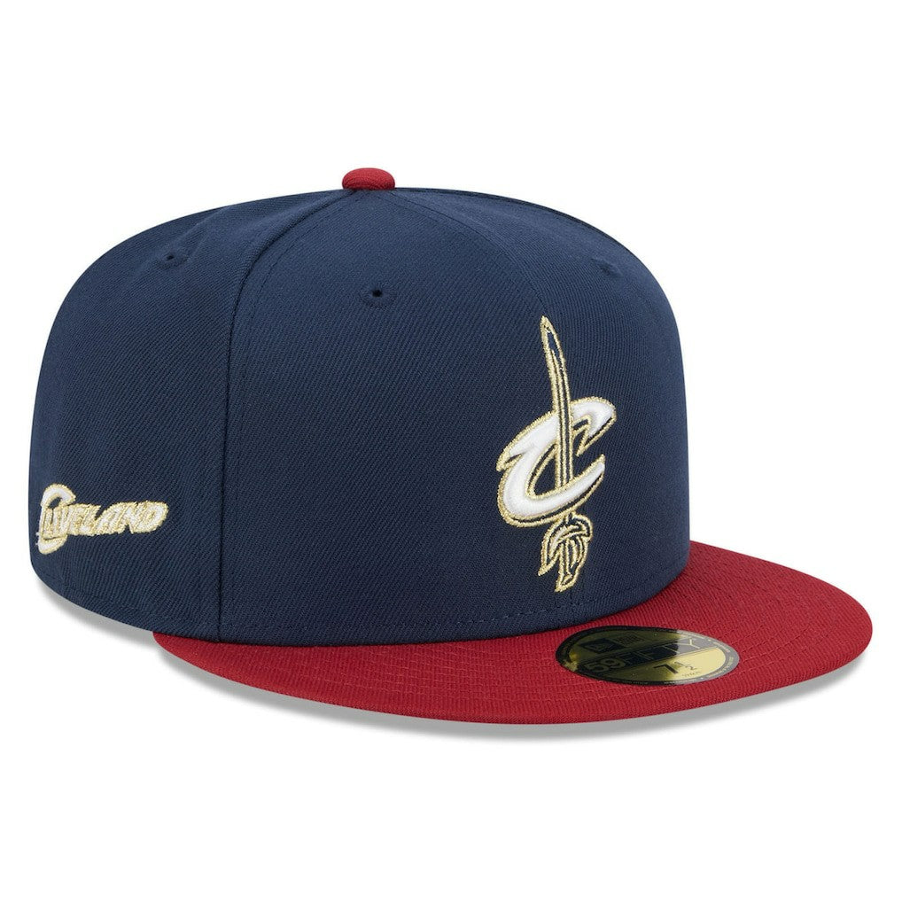 New Era Cleveland Cavaliers 2025/26 Classic Edition Jersey Hook 59FIFTY Fitted Hat Navy/Red