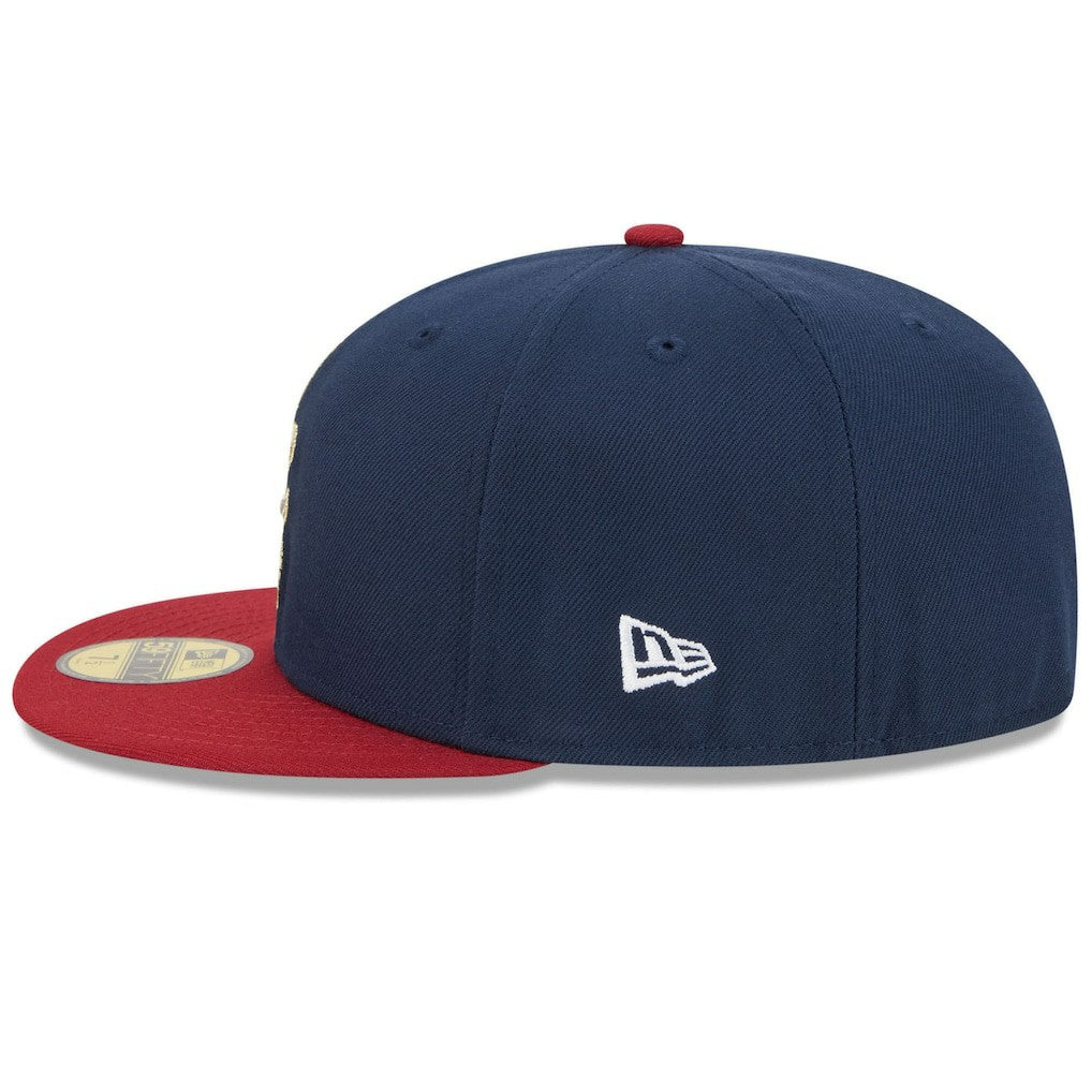 New Era Cleveland Cavaliers 2025/26 Classic Edition Jersey Hook 59FIFTY Fitted Hat Navy/Red