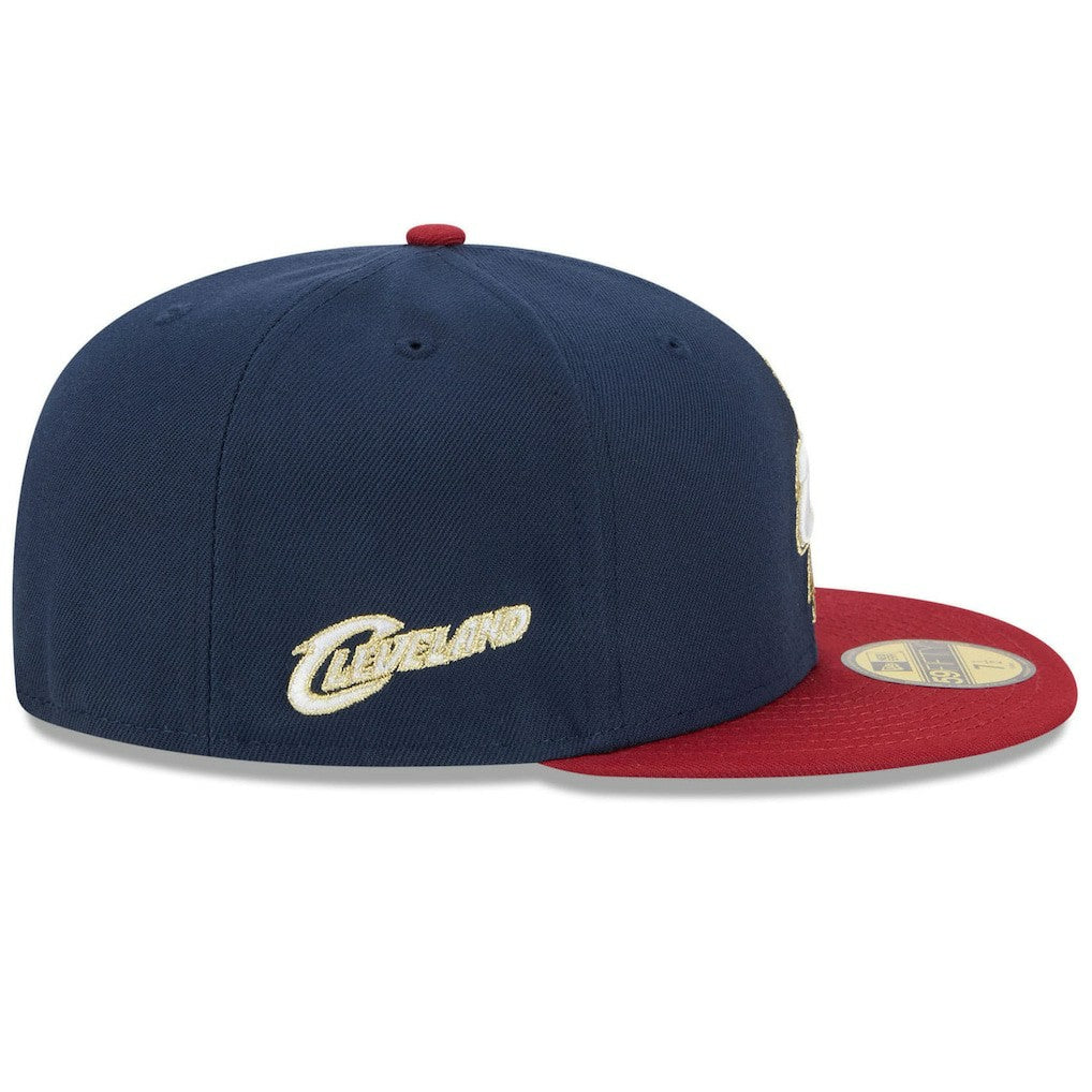 New Era Cleveland Cavaliers 2025/26 Classic Edition Jersey Hook 59FIFTY Fitted Hat Navy/Red