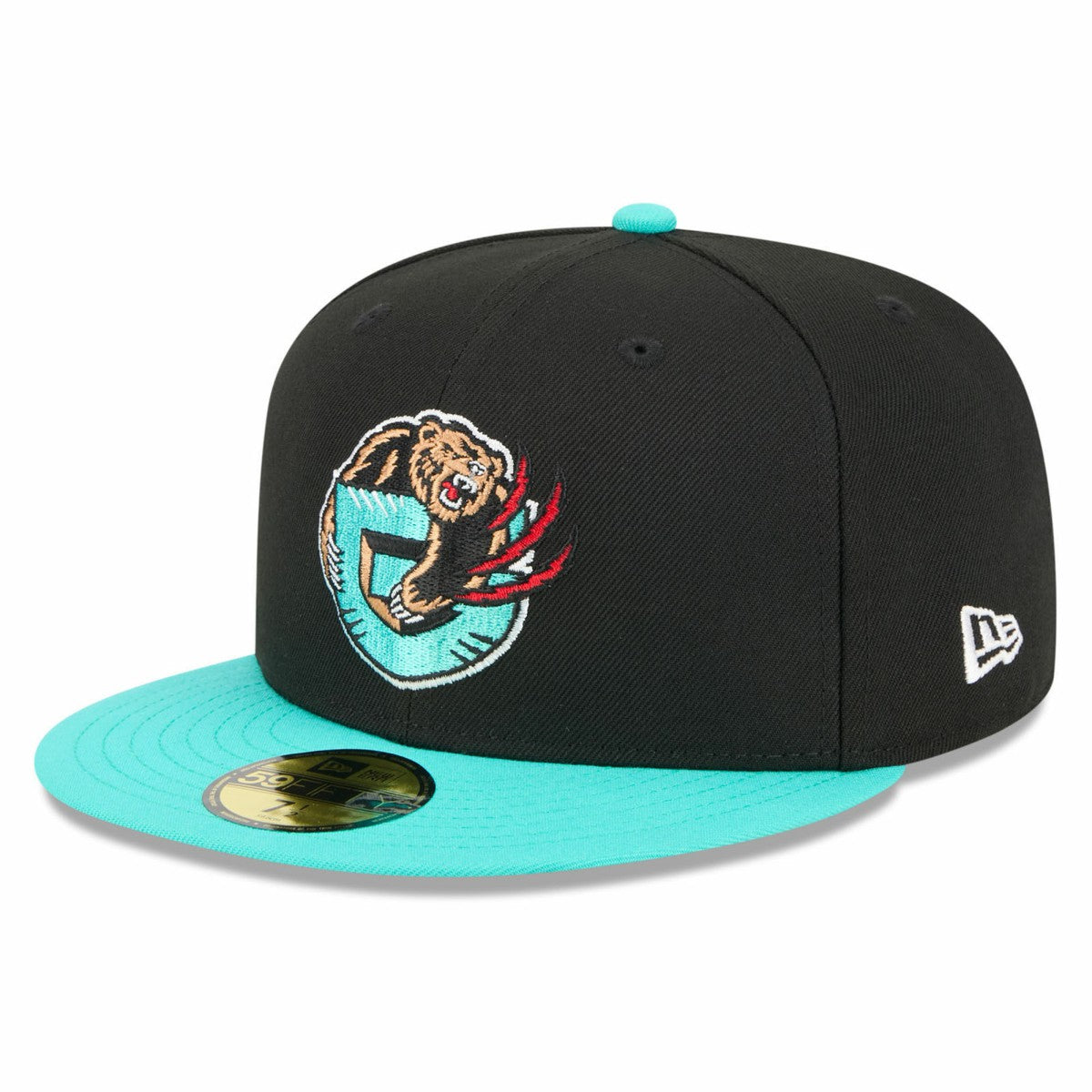 New Era Memphis Grizzlies 2025/26 Classic Edition Jersey Hook 59FIFTY Fitted Hat Black/Turquoise