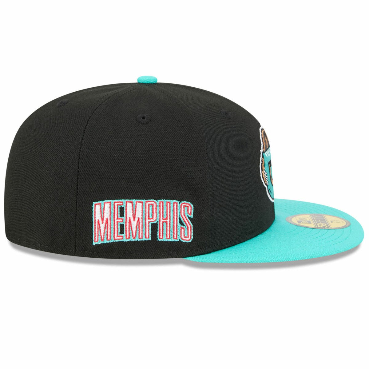 New Era Memphis Grizzlies 2025/26 Classic Edition Jersey Hook 59FIFTY Fitted Hat Black/Turquoise