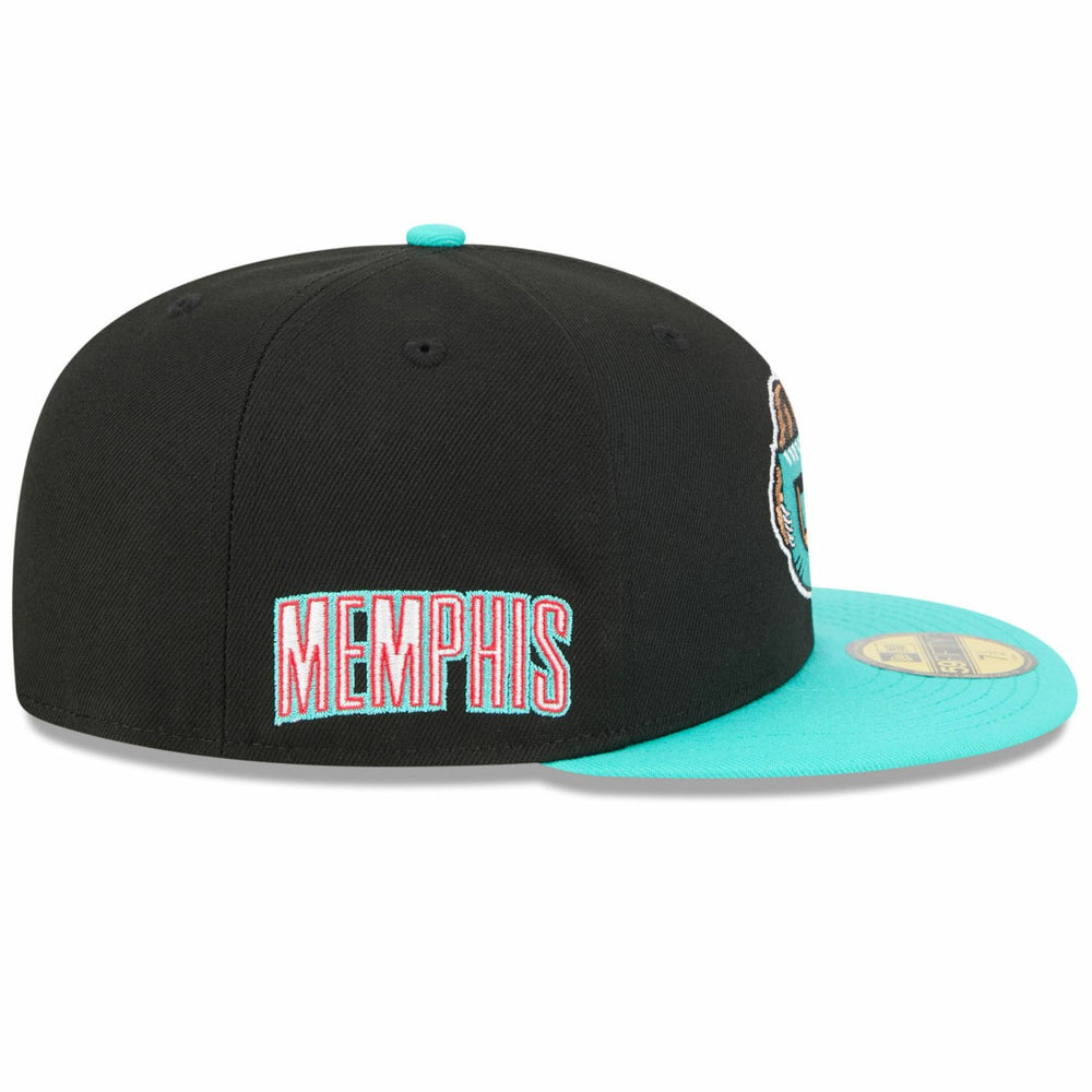 New Era Memphis Grizzlies 2025/26 Classic Edition Jersey Hook 59FIFTY Fitted Hat Black/Turquoise