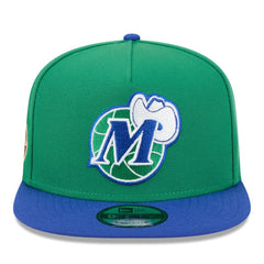 New Era Dallas Mavericks 2025/26 Classic Edition Jersey Hook A-Frame 9FIFTY Snapback Hat Green/Blue