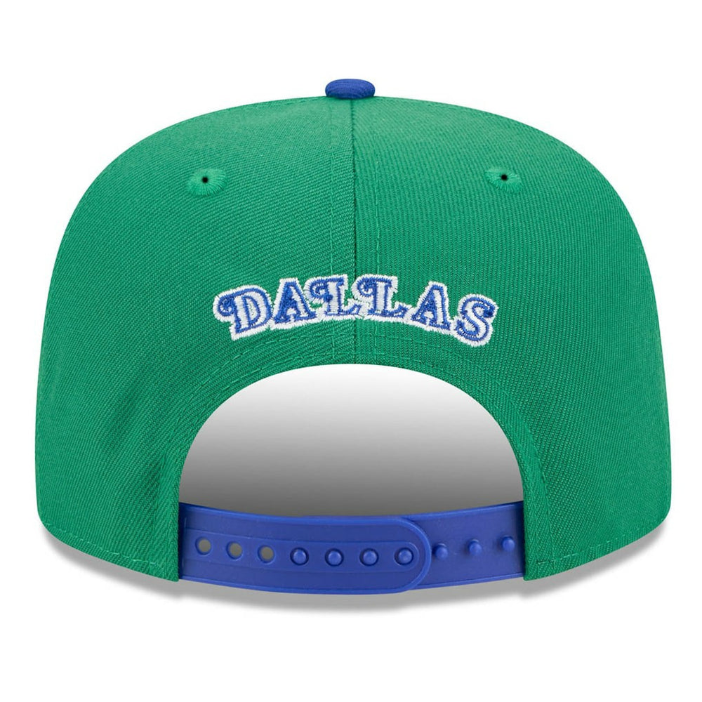 New Era Dallas Mavericks 2025/26 Classic Edition Jersey Hook A-Frame 9FIFTY Snapback Hat Green/Blue