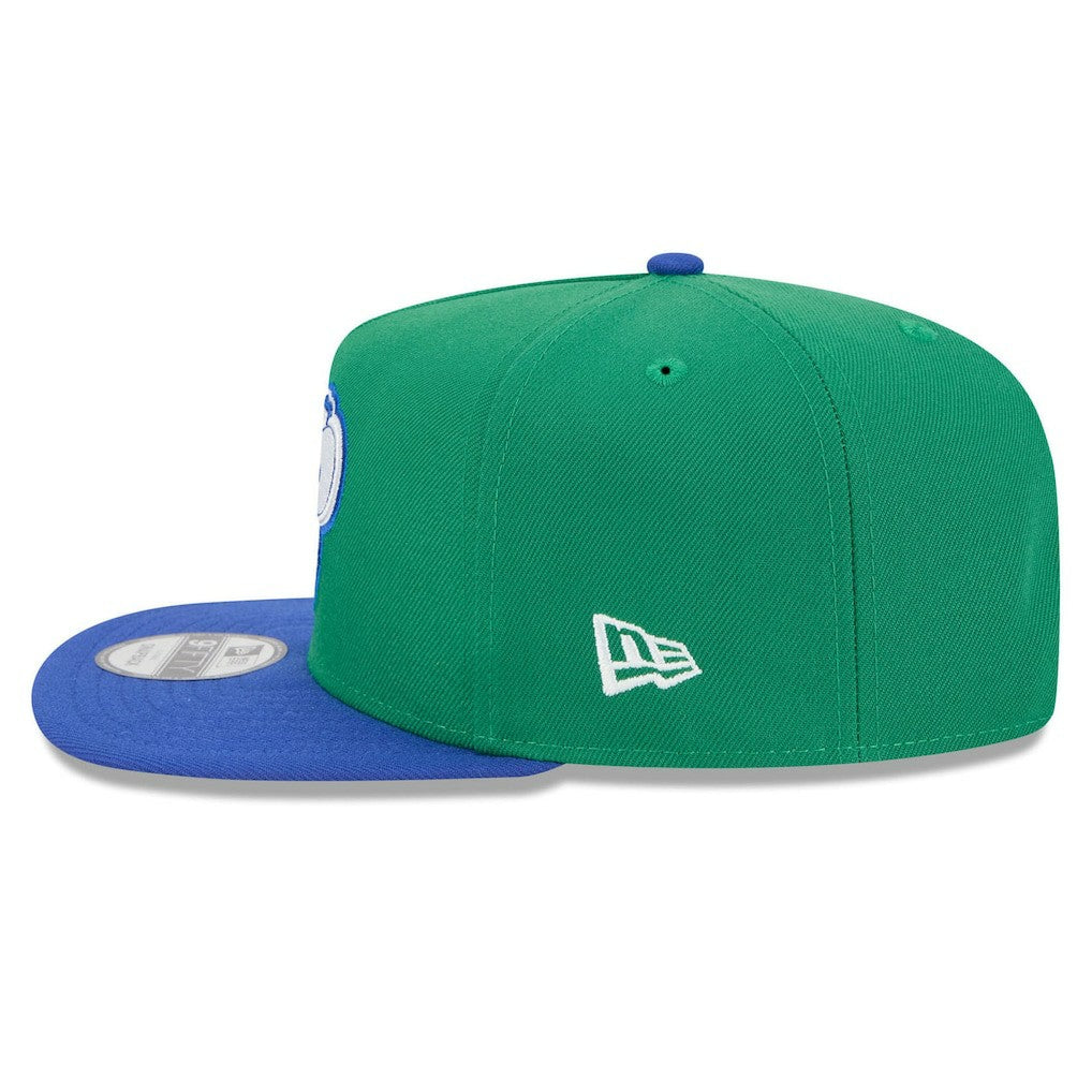 New Era Dallas Mavericks 2025/26 Classic Edition Jersey Hook A-Frame 9FIFTY Snapback Hat Green/Blue