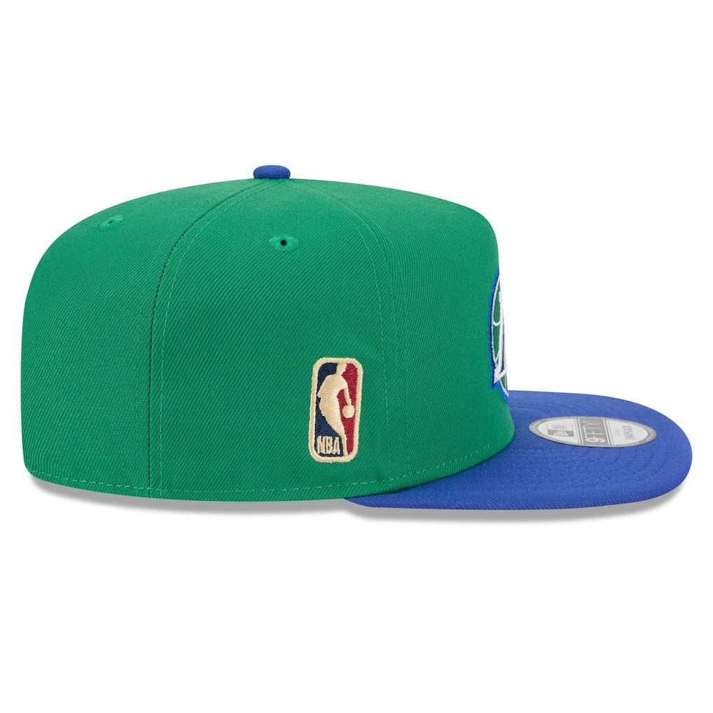 New Era Dallas Mavericks 2025/26 Classic Edition Jersey Hook A-Frame 9FIFTY Snapback Hat Green/Blue