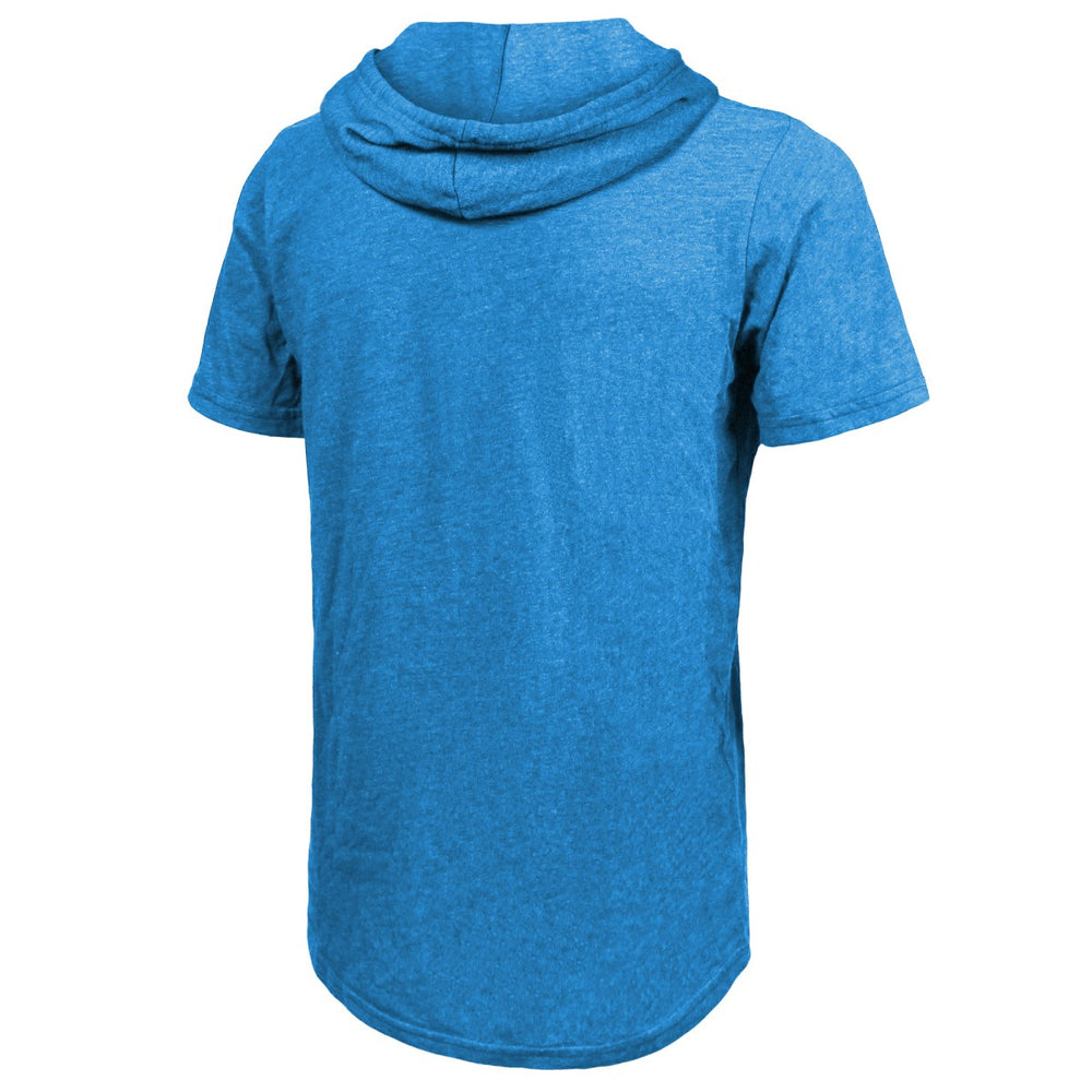 Oklahoma City Thunder Majestic Threads Tri-Blend Hoodie T-Shirt Blue