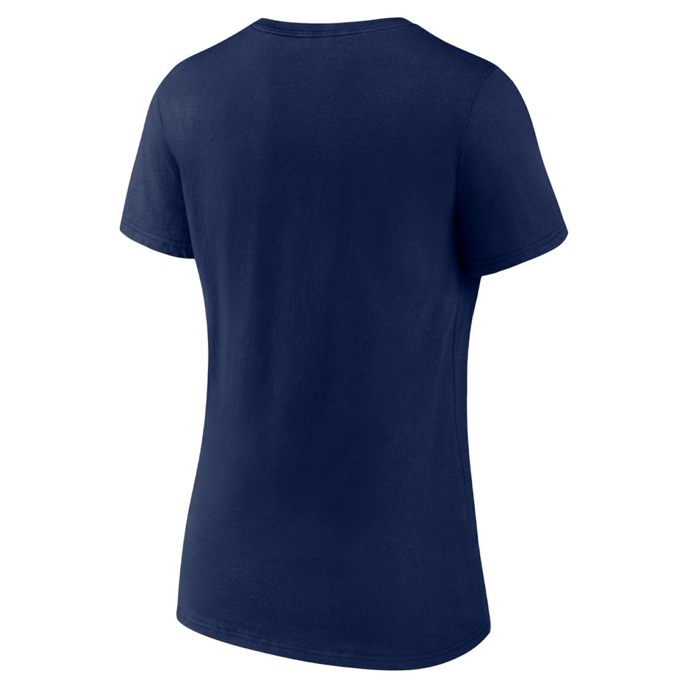 Minnesota Timberwolves Women's '90s Graphic V-Neck T-Shirt Navy