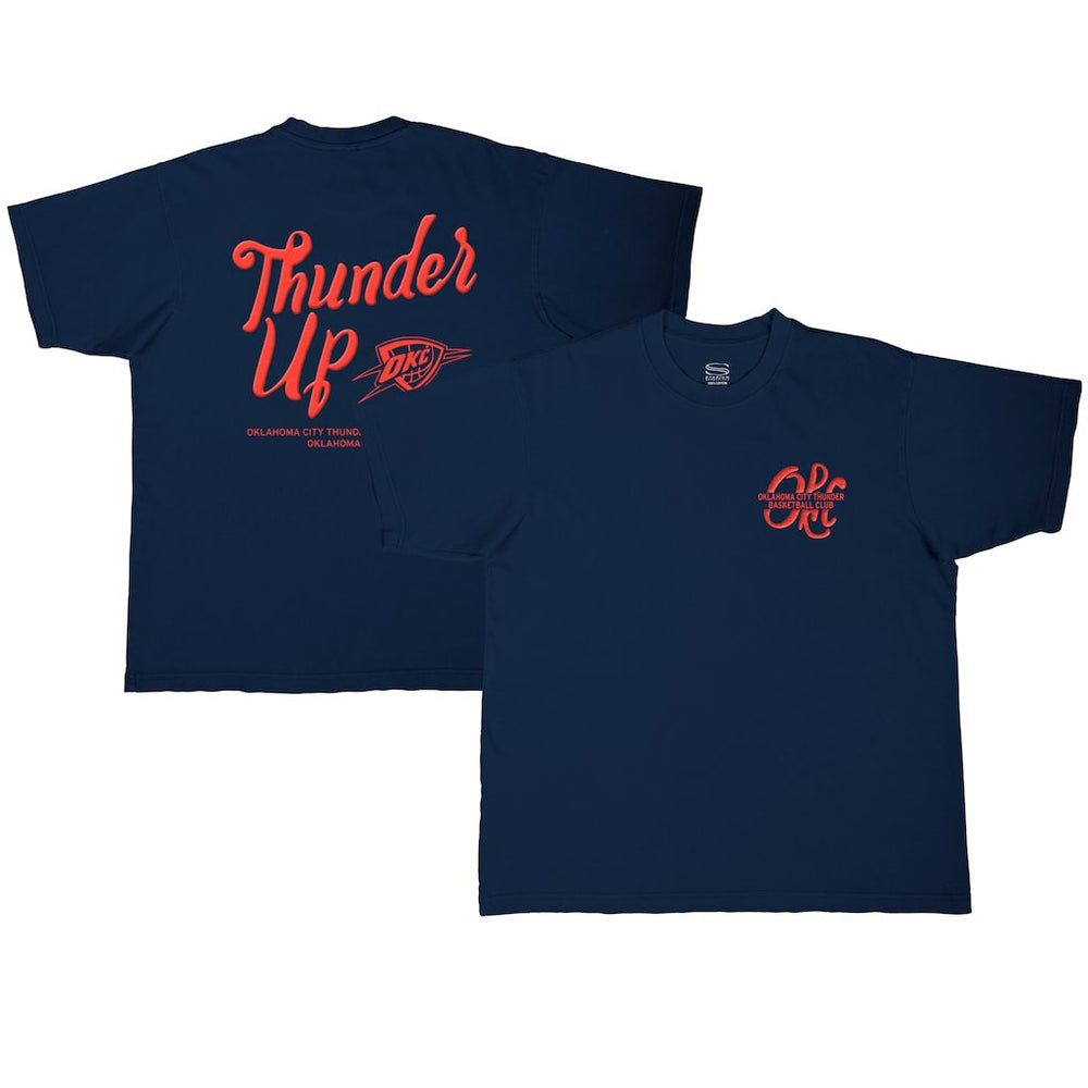 Oklahoma City Thunder Stadium Essentials Unisex Thunder Up Urban T-Shirt Navy