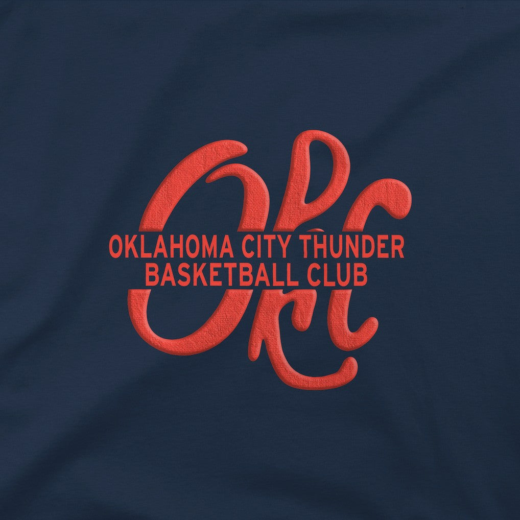 Oklahoma City Thunder Stadium Essentials Unisex Thunder Up Urban T-Shirt Navy