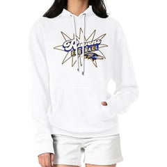 Baltimore Ravens Starter Women's Drive-In Sign Pullover Hoodie - White - NFL