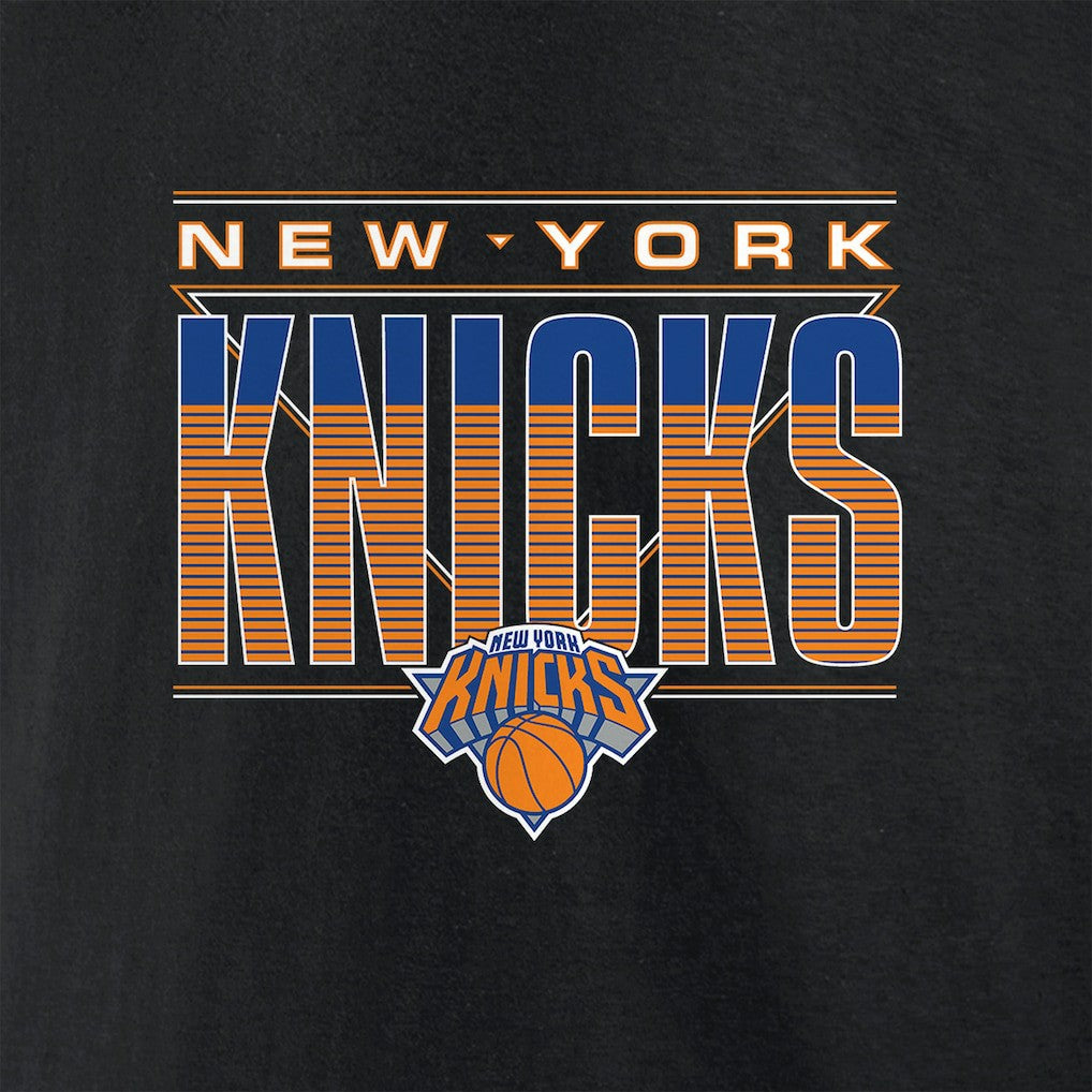 New York Knicks Striped T-Shirt Black
