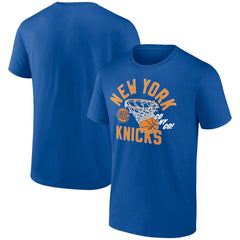New York Knicks Swishing Hoop T-Shirt Blue